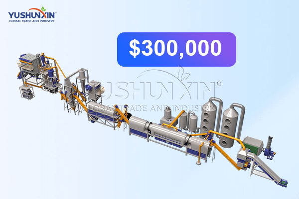 $300000 mobile phone lithium battery disposal line