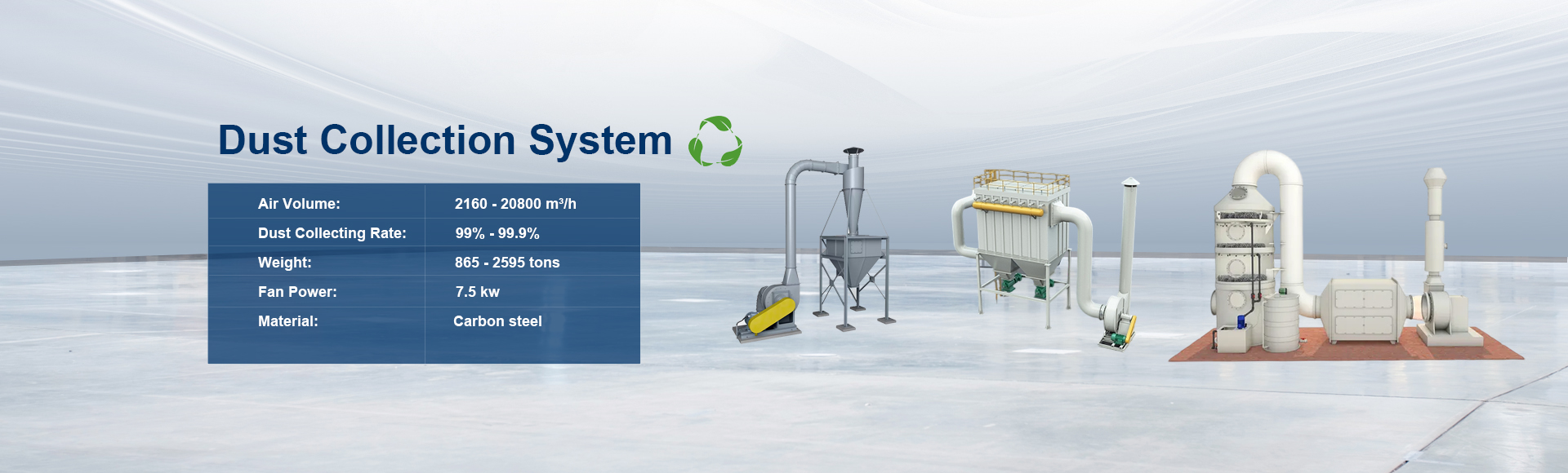 Lithium Battery Recycling Dust Collection System