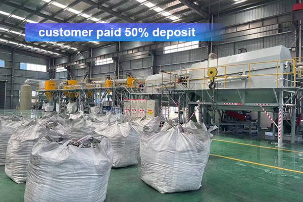 deposite for EV battery recycling machine
