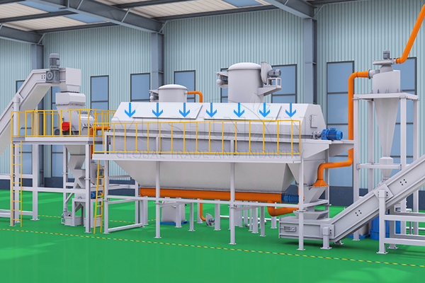 dust cover for controlling dust generation from lithium battery recycling