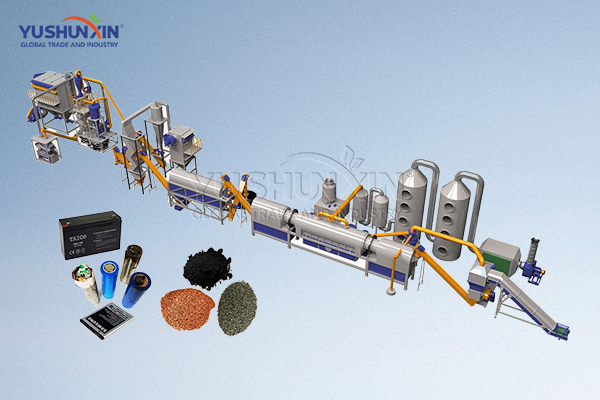 Mechanical Lithium-ion Battery Recycling Factory Establishing for Fast Investment Return